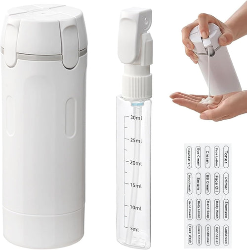 Aura 4-in-1: Dispensador de Viaje Minimalista