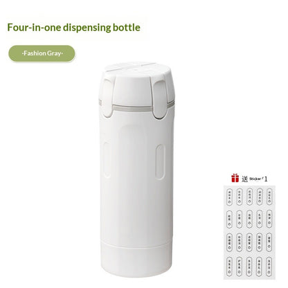 Aura 4-in-1: Dispensador de Viaje Minimalista