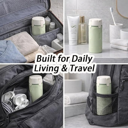 Aura 4-in-1: Dispensador de Viaje Minimalista