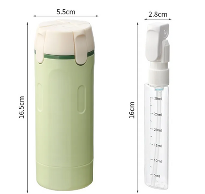 Aura 4-in-1: Dispensador de Viaje Minimalista