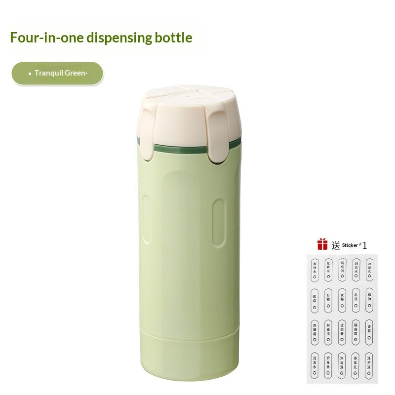 Botella dispensador 4 en 1