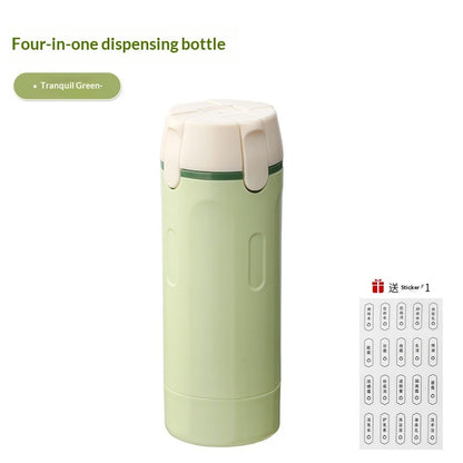 Botella dispensador 4 en 1